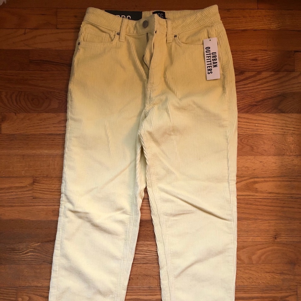 BDG Urban outfitters yellow corduroy pants